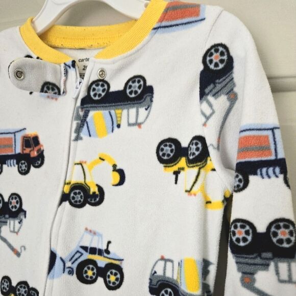 3/$20 Carter's fleece sleeper size 2 - Picture 2 of 4